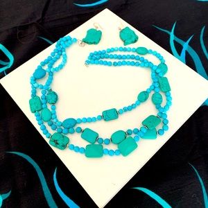 Natural stone costume jewellery.